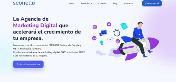 agencia de marketing digital argentina seonet