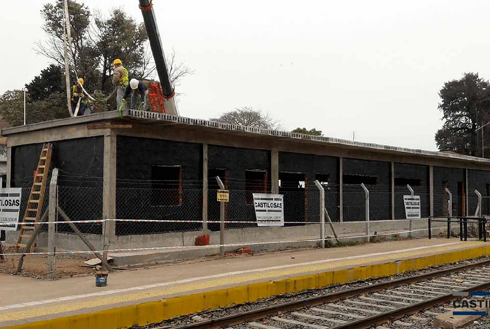 Techo de losa estacion