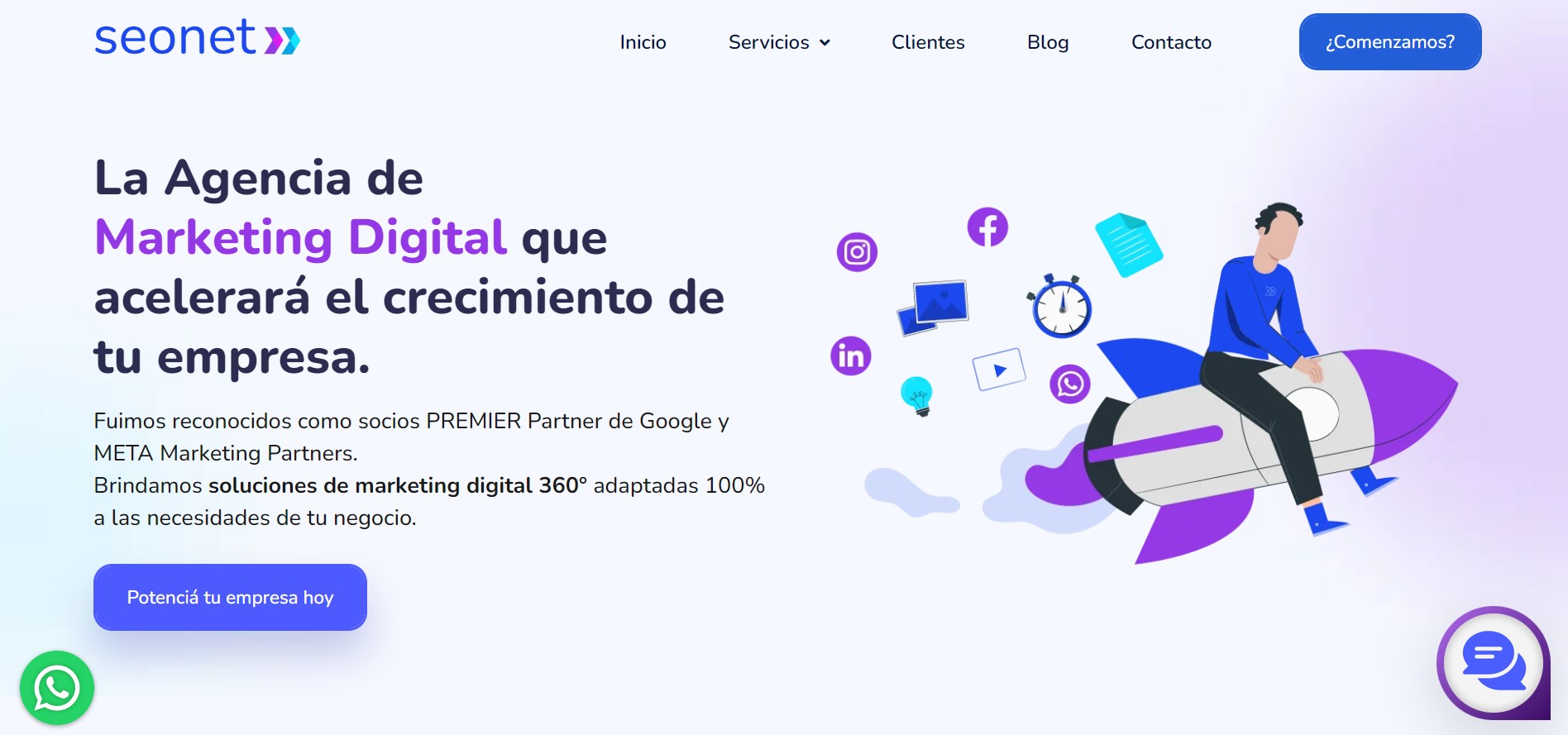 seonet agencia de publicidad argentina